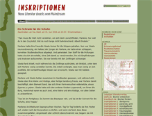 Tablet Screenshot of inskriptionen.de